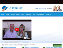 Tablet Screenshot of gointuition.com
